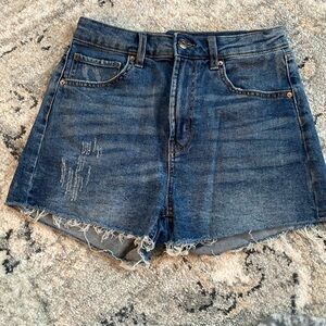 High waisted Jean shorts